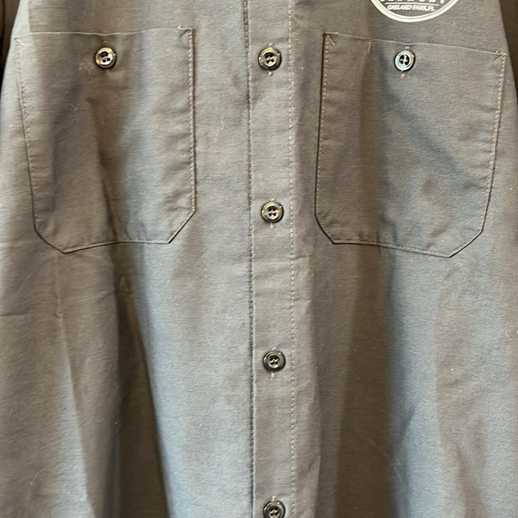 Funky Buddha Brewery Red Kap Work Short Sleeve Button Down Shirt - Size Medium - Picture 3 of 6